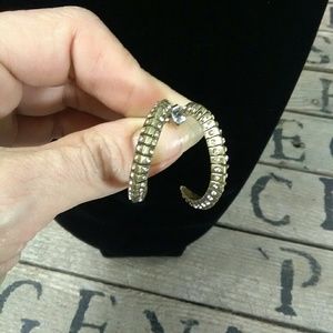 3/$40 NWOT Jewelmint Half Hoop Earrings